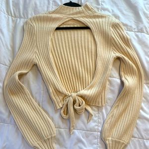Vici open back sweater size small
